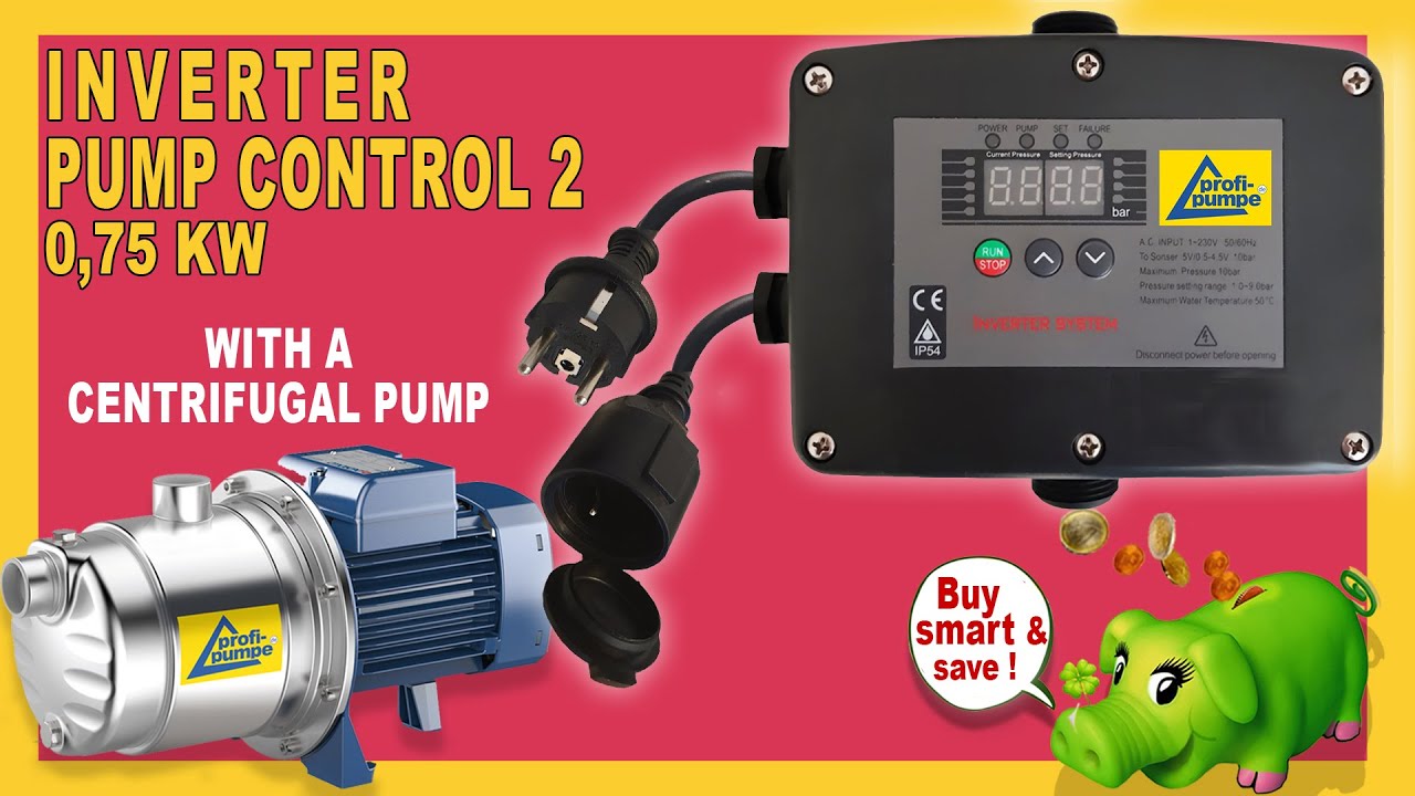 Commissioning the INVERTER pump control 2 with a centrifugal pump - english