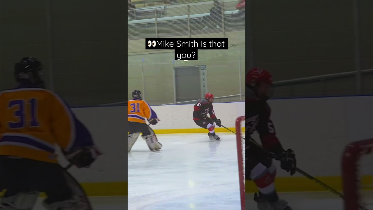 Mike Smith back at it 😅🏒