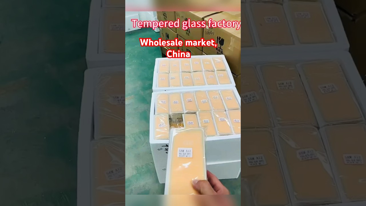 China's largest glass protector factory