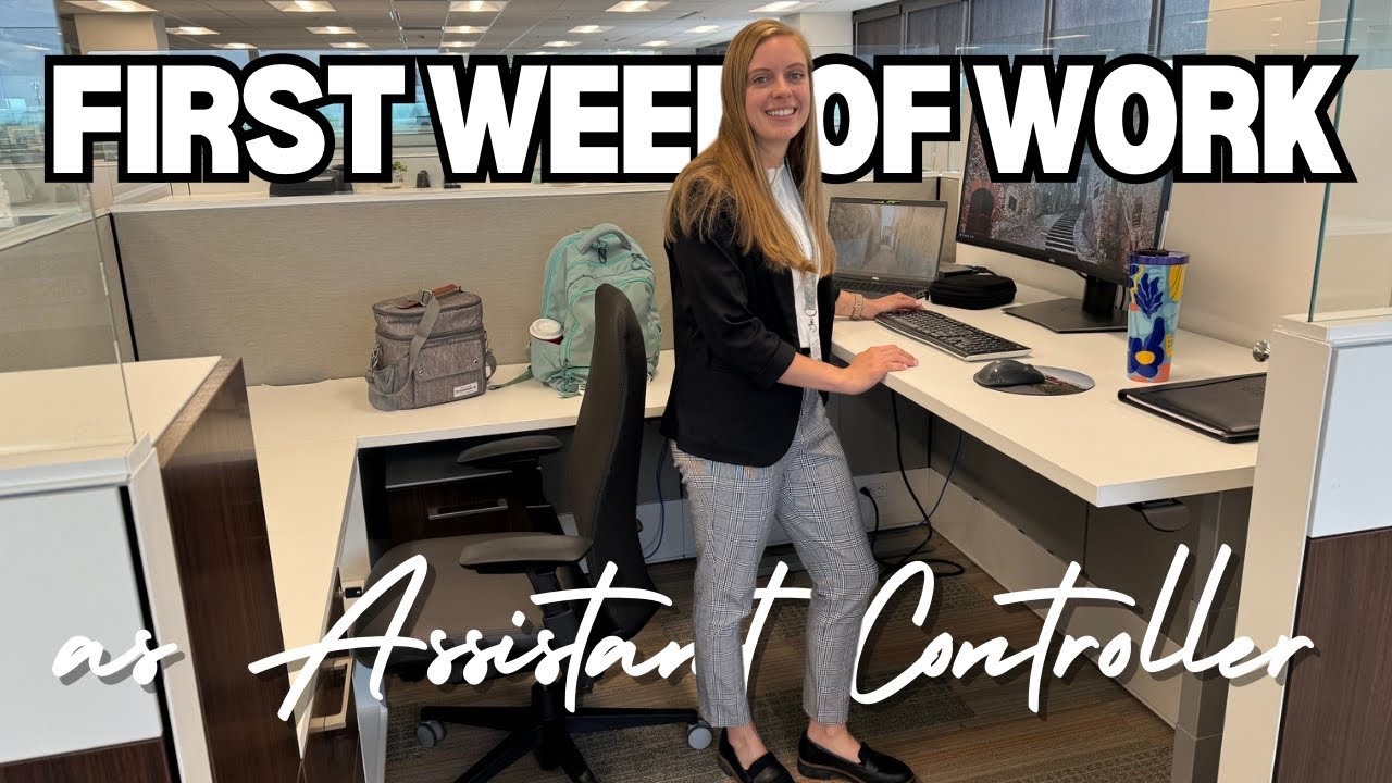 First Week of my New Job as Assistant Controller!! (super long vlog!) overwhelming, exciting, crazy!