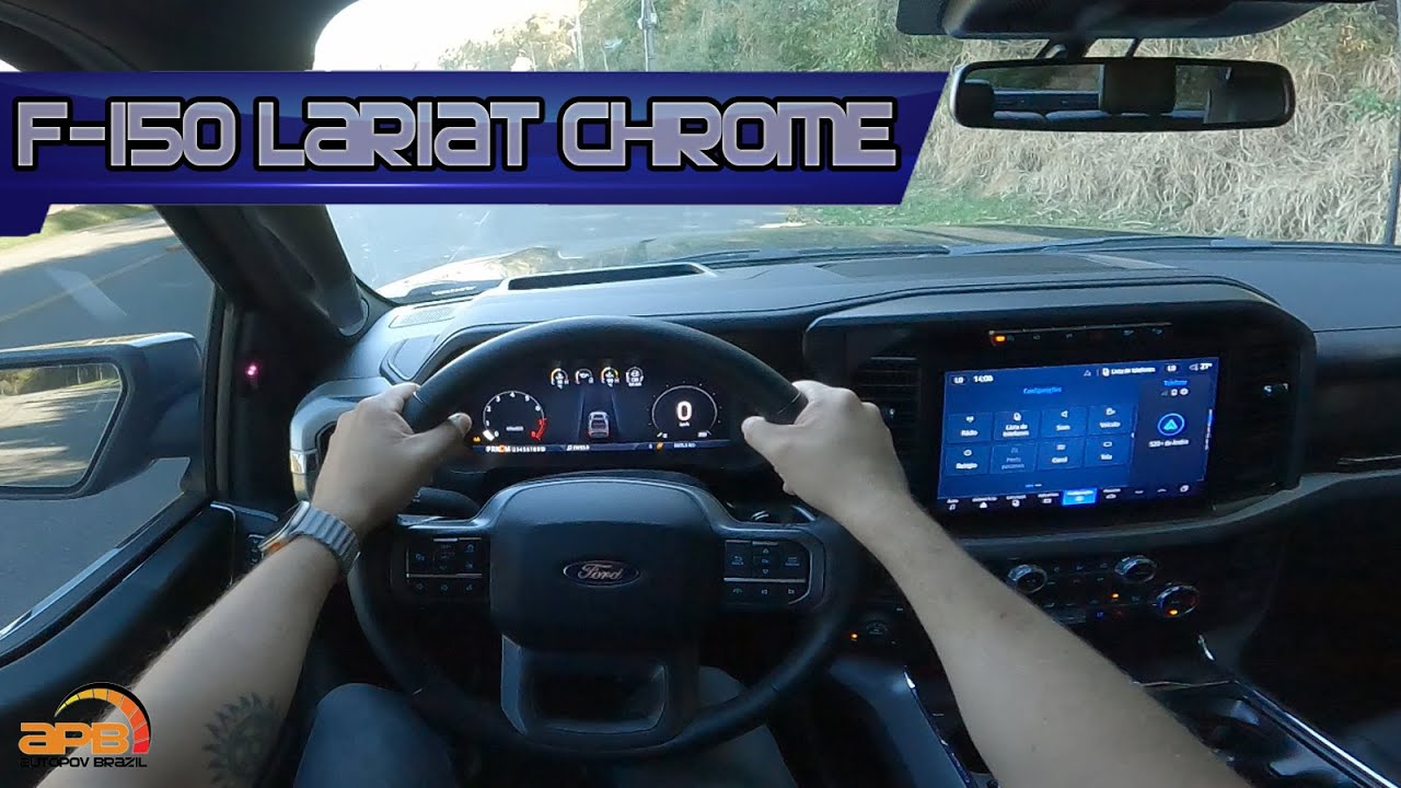 '2025 FORD F-150 [LARIAT] 5.0 V8 | POV RIDE TEST DRIVE IN CURITIBA/BRAZIL - THE LAST WITH GOPRO!