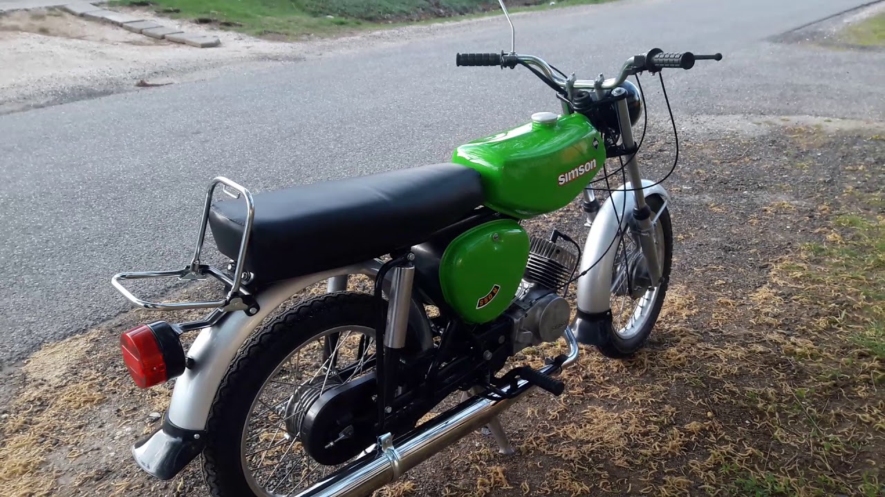 Simsonlife: Teljesen felújított Simson S50 bemutató és tesztkör.