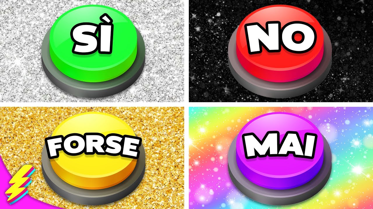 Puoi scegliere solo UNO! 🟢🔴🟡🟣