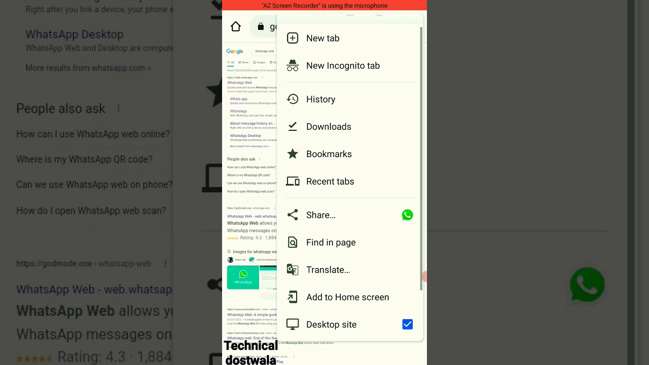 How to open whatsapp web in android phone in 2022  #whatsapp #whatsappweb #android