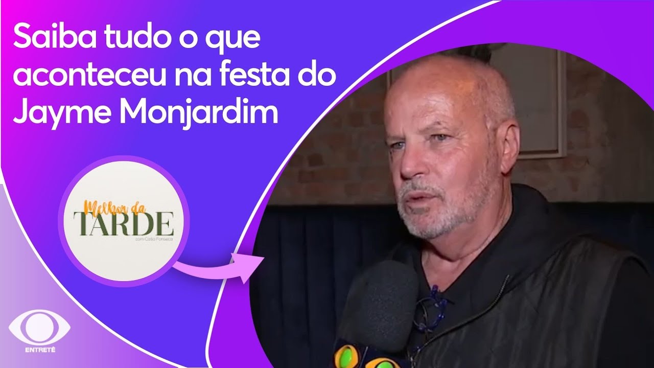 Saiba tudo o que aconteceu na festa do diretor Jayme Monjardim | Melhor da Tarde