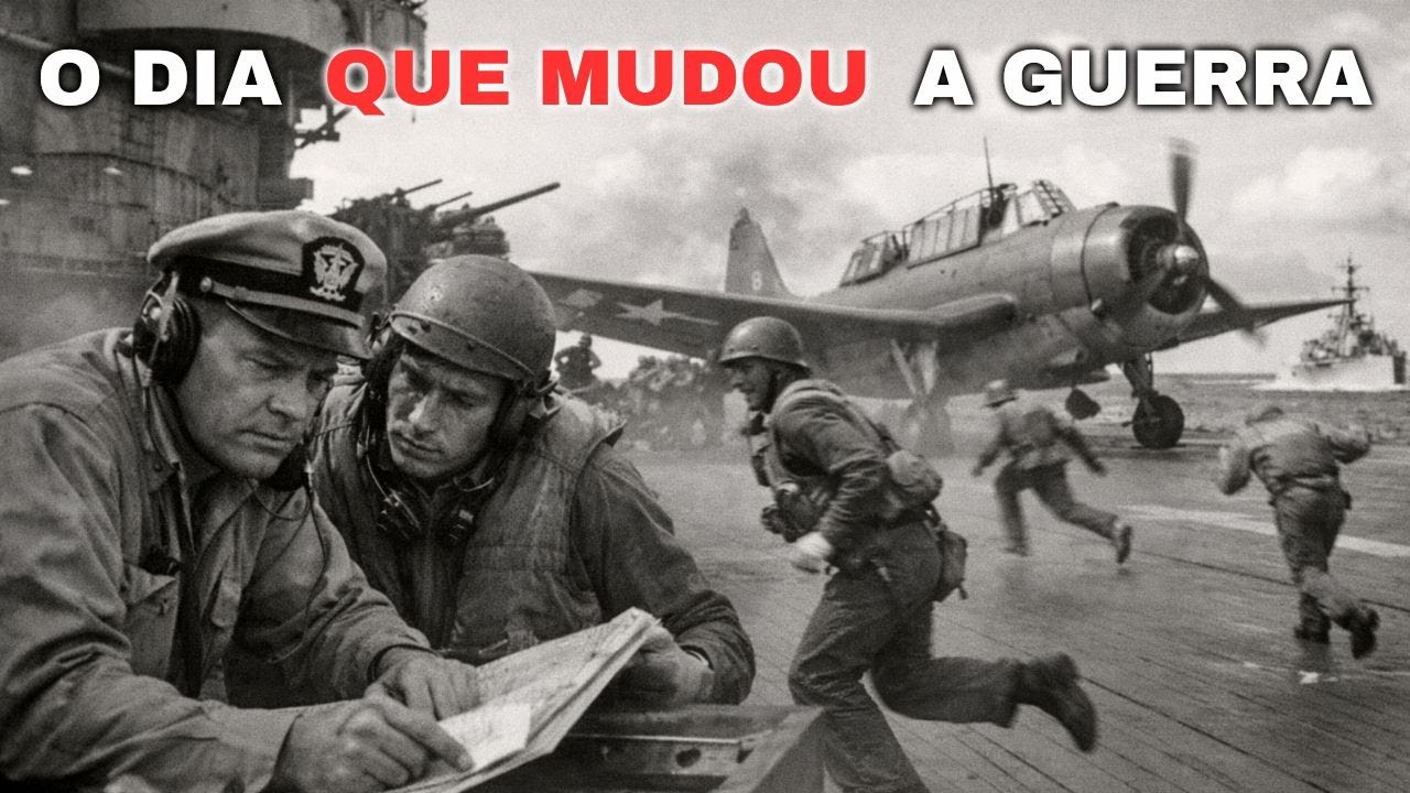 Os Americanos Destruíram a Marinha Japonesa em Midway