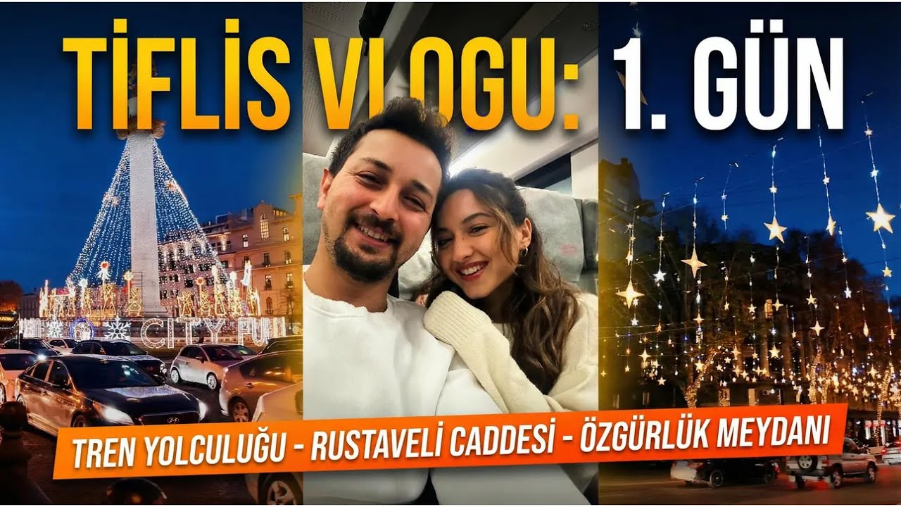 Batum’dan Tiflis’e Tren Macerası😅 I Tiflis'te İlk Günümüz Nasıl Geçti?✨