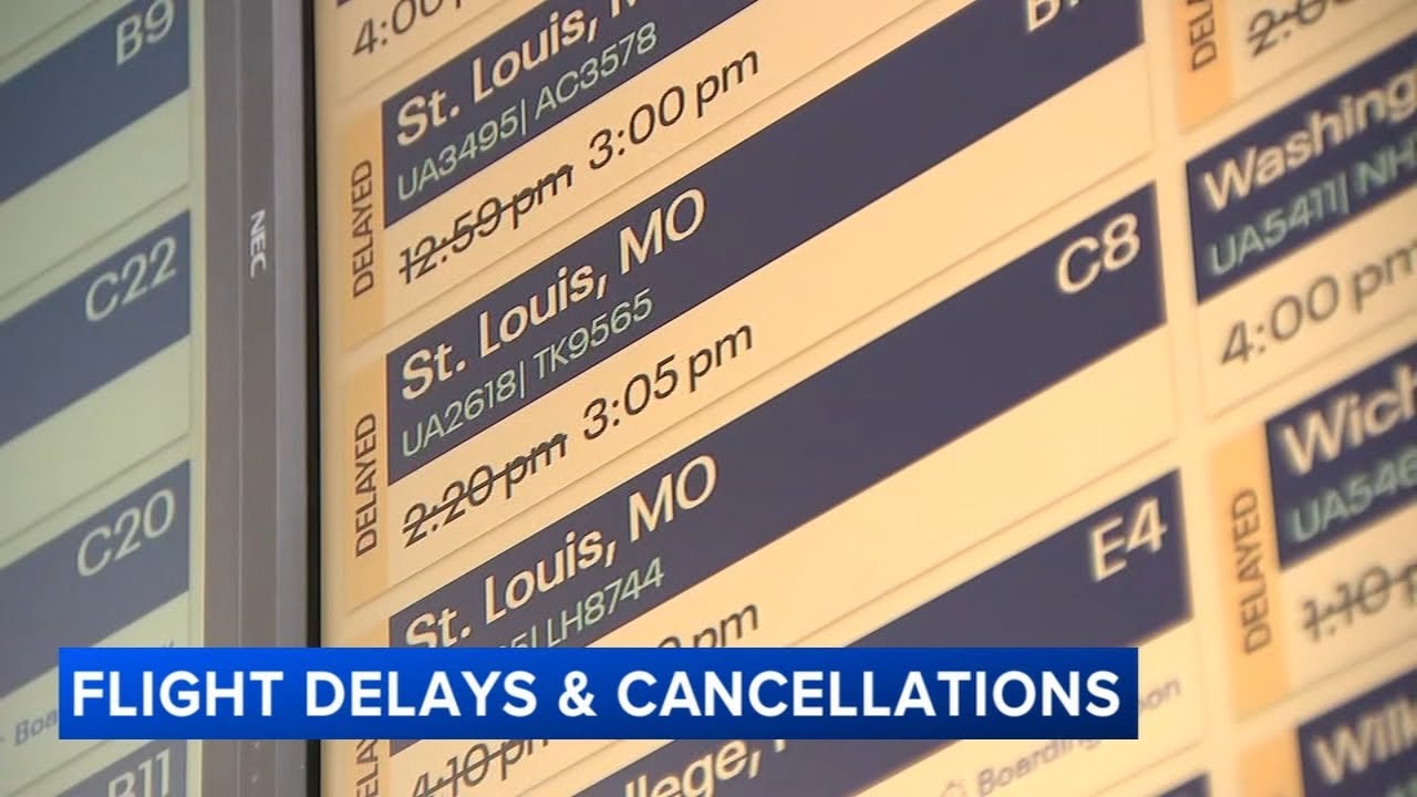 More than 700 flights canceled at Chicago airports Monday amid government shutdown, AM snowfall