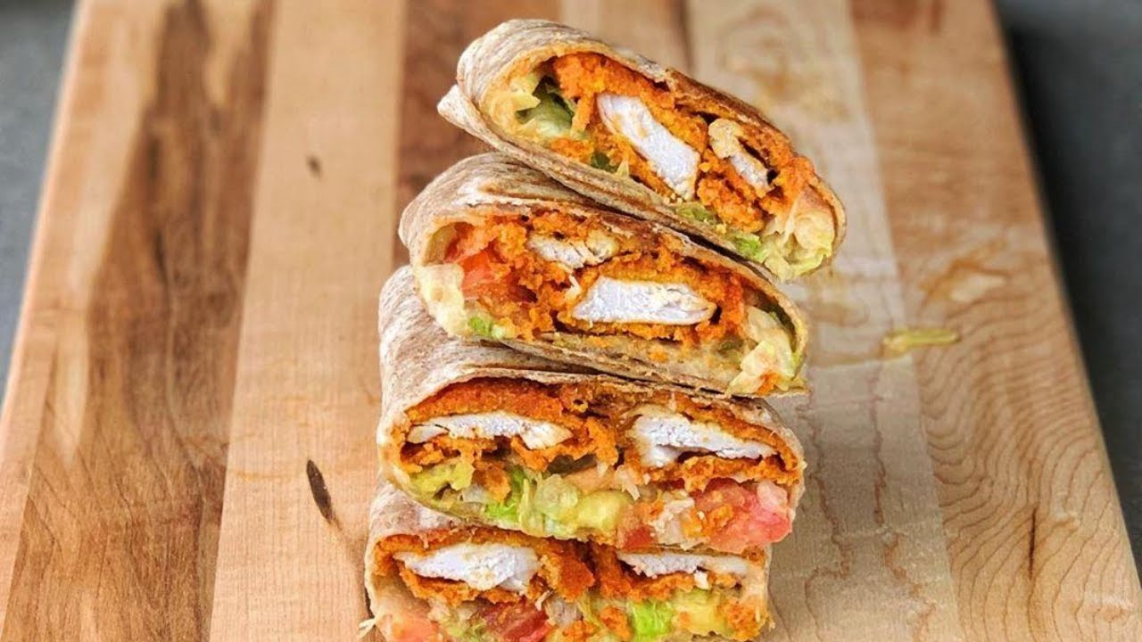 Baked Buffalo Chicken Wrap