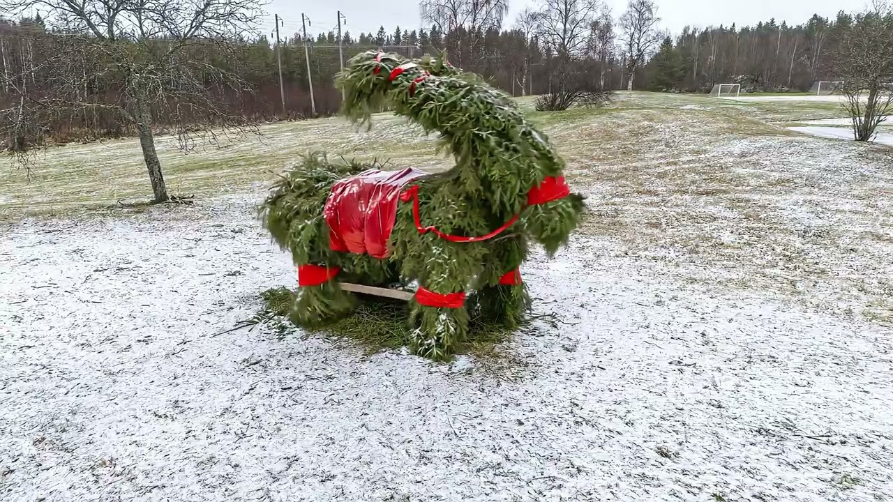 Vi väckte liv i Julbocken vid Norrsätraskolan i Sandviken 2025