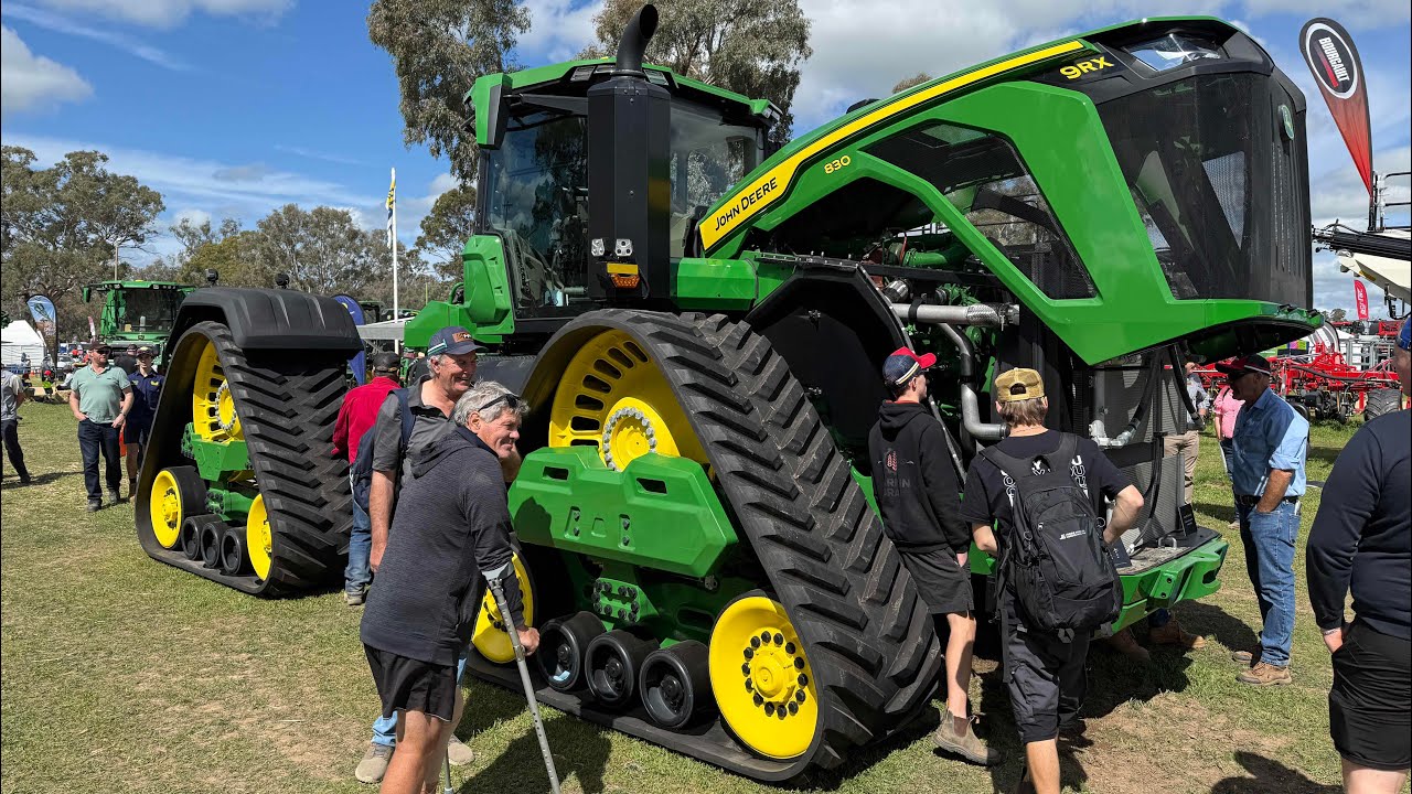 John Deere 830 л.с. 9rx и компактный погрузчик 333g – День поля Henty Machinery, часть 3