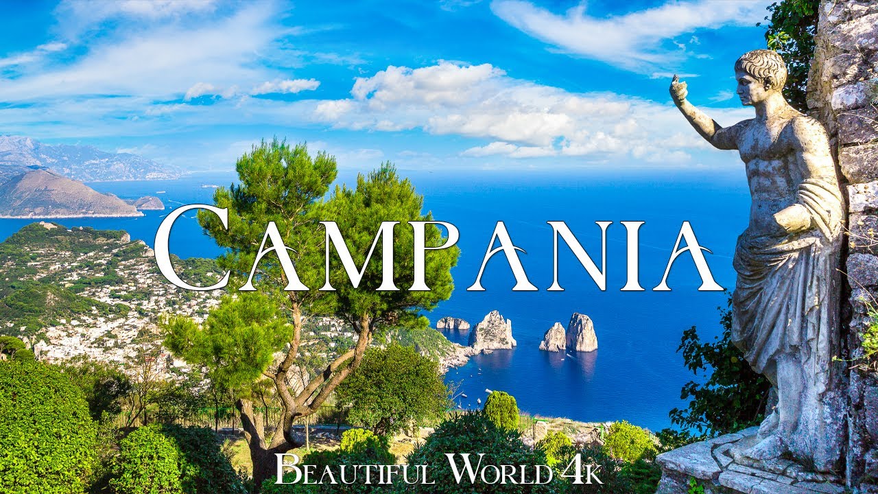 Campania 4K &ndash; Along the Amalfi Veins Where Villages Pulse in the Heart of Stone &ndash; Piano Music
