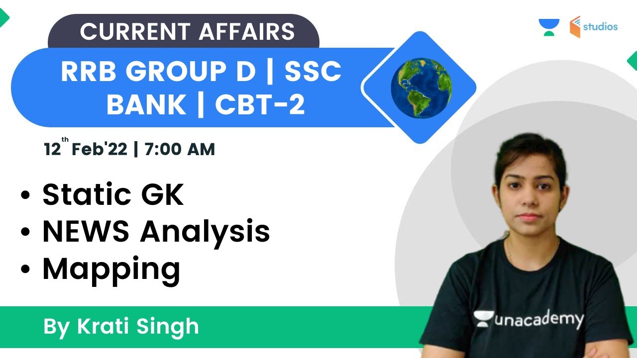 Current Affairs | 12th February Current Affairs 2022 | Current Affairs Today by Krati Singh