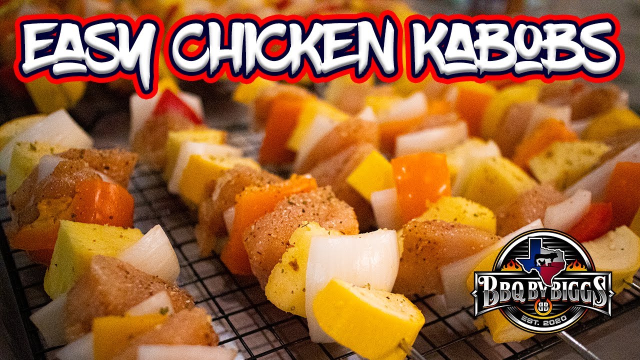 Easy Chicken Kabobs - Great Weeknight Recipe!