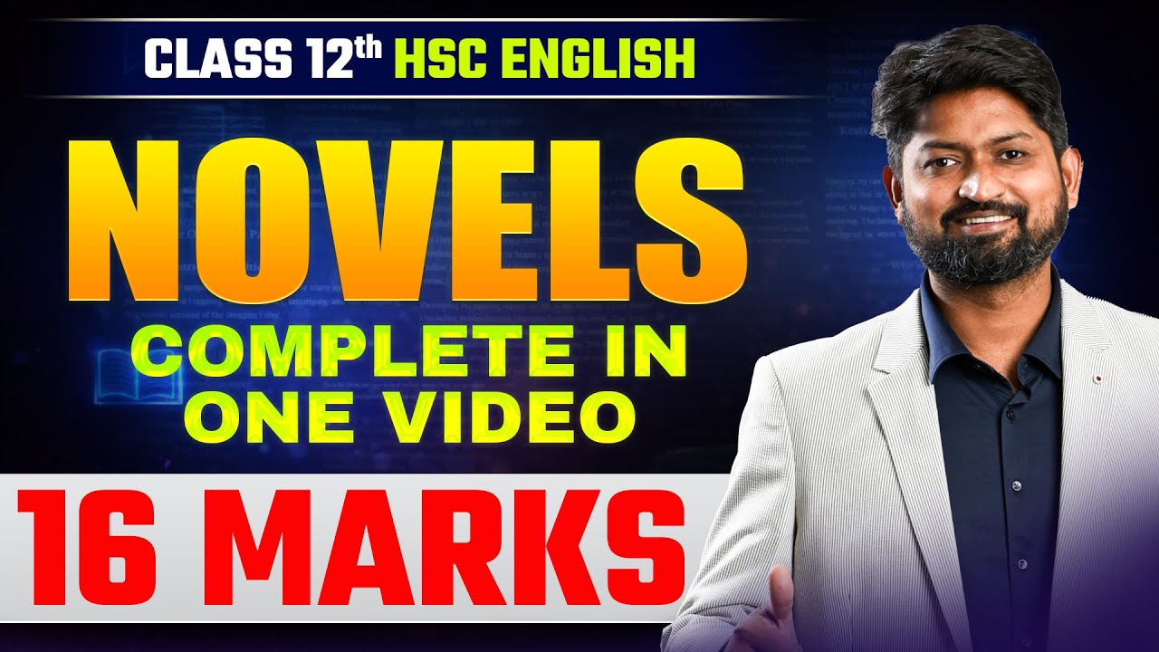 English Novels Complete In One Video | HSC Board Exam | One shot English Board | #hscboard2026