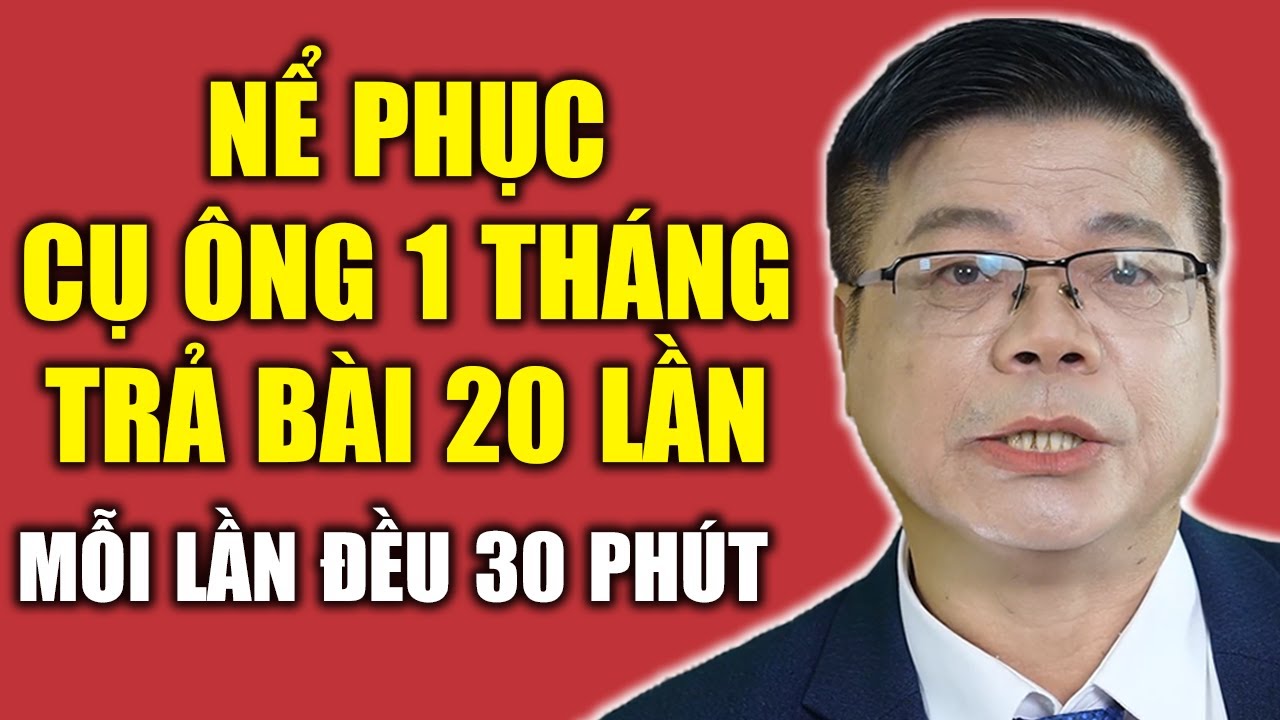 Cụ Ông 65 Tuổi Mỗi Tháng Đều Làm 