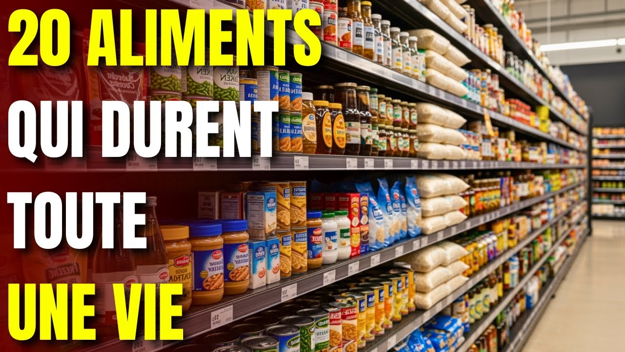 20 Aliments QUI NE PÉRIMENT JAMAIS (Et Peuvent Vous Sauver la Vie)