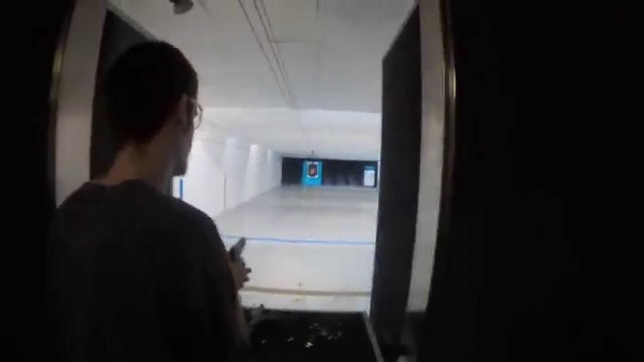 Shooting a .40 cal Walther PPQ at the range