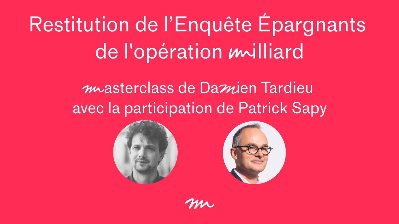 Restitution de l'Enquête Épargnants - Masterclass #6