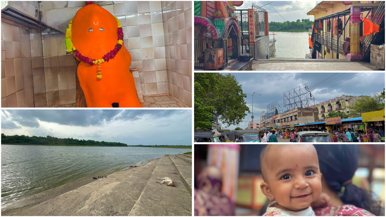 Basar Saraswati Temple 🛕 | Niece First Writing Ceremony | Bhogaon Maruti Temple | India Trip Visit 
