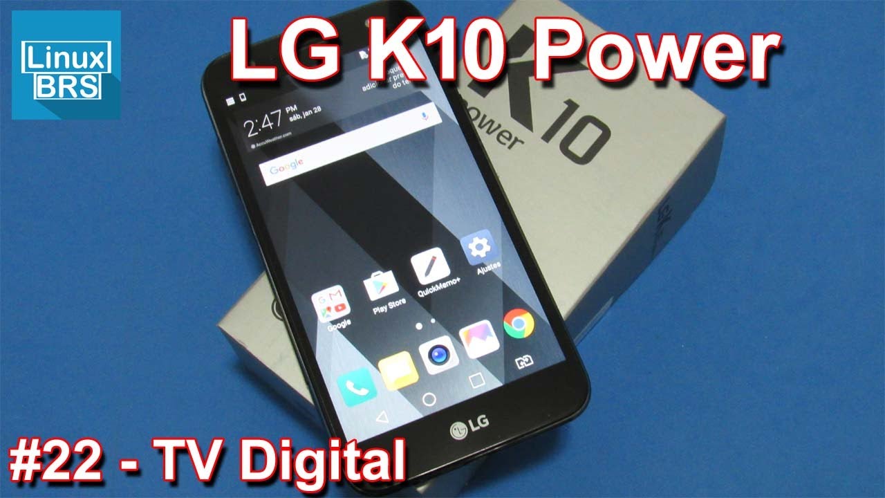 🔘 LG K10 Power - TV Digital