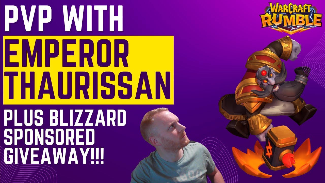 EASY Emperor Thaurissan PvP and BLIZZARD GIVEAWAY! - Warcraft Rumble