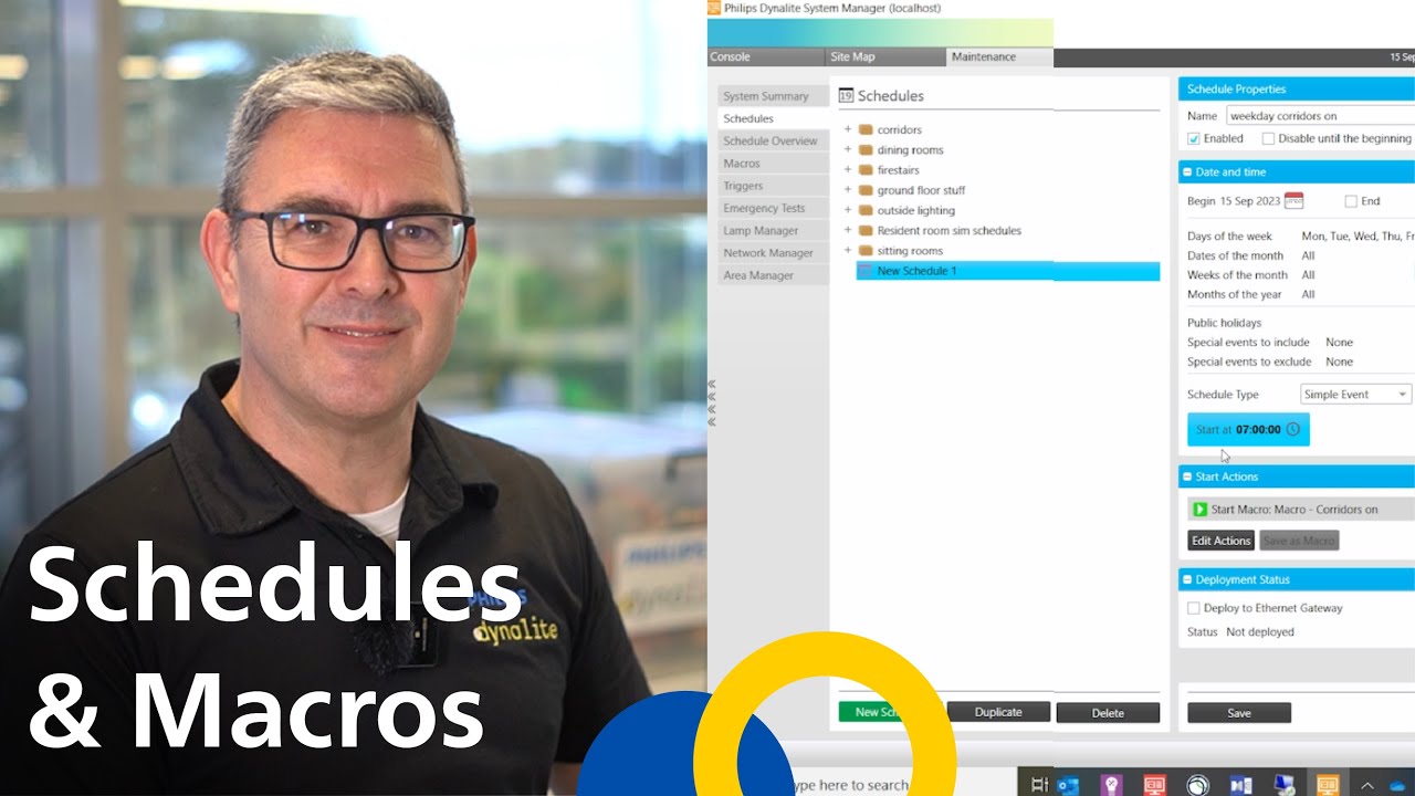 Schedules and Macros in System Manager | Tech Tips with Phil