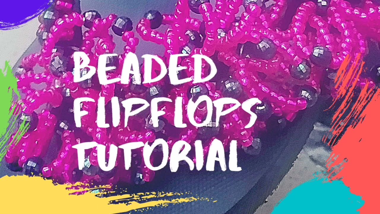 Beaded Flip Flops