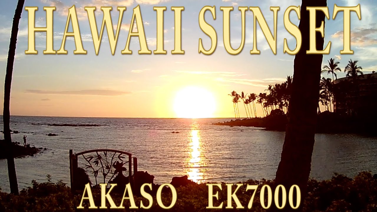 Hawaii Big Island Sunset Timelapse: Hilton Waikoloa Village (Akaso ek7000)