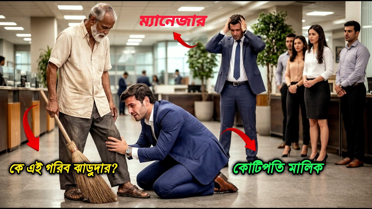 যাকে ঝাড়ুদার ভেবে ঘাড় ধাক্কা দিয়ে বের করল ম্যানেজার&hellip; হঠাৎ মালিক এসে তার পায়ে লুটিয়ে পড়ল কেন?