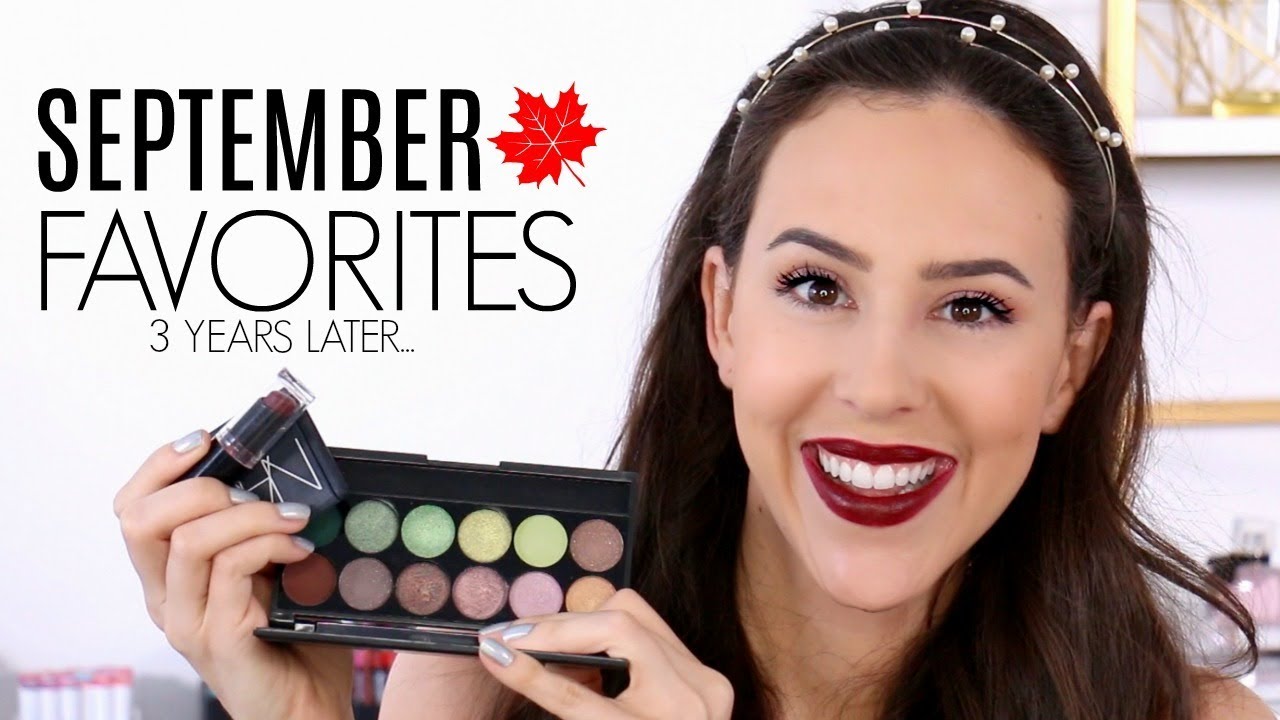 September Favorites 2014 to 2017 || Update on Old Makeup Favorites