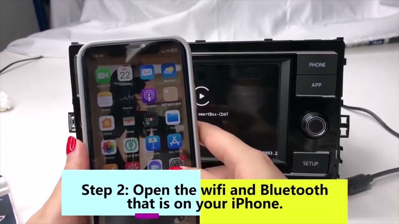 Lamtto RC22 Carplay Adapter: How to connect to iPhone
