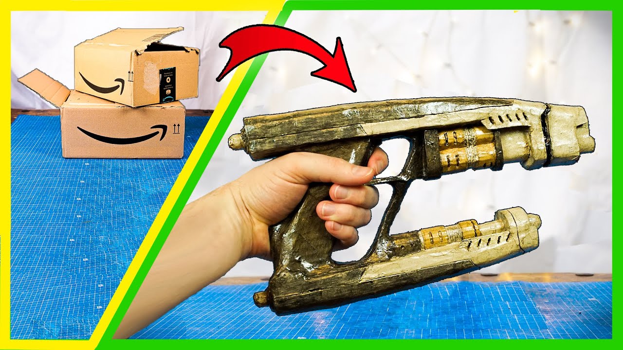 How to make Star Lord gun with CARDBOARD