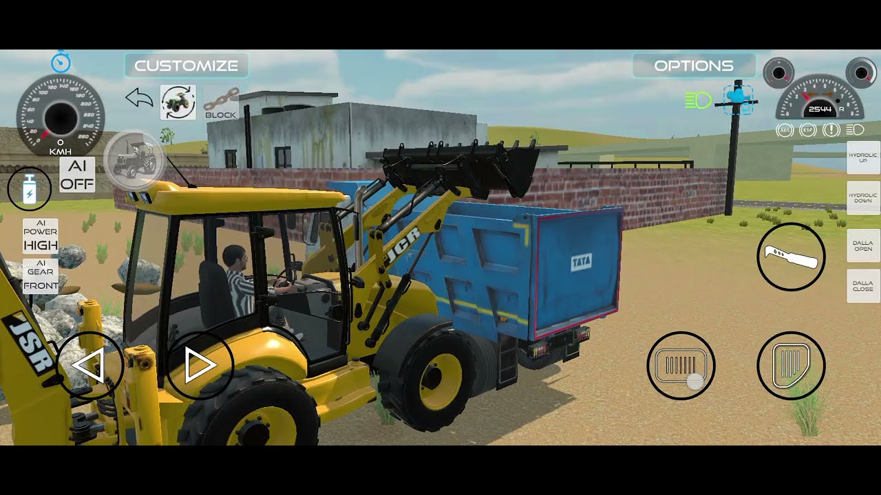 JCB or 2 truck 🚧 JCB se pathar bhara Gaya or g wagon 💙