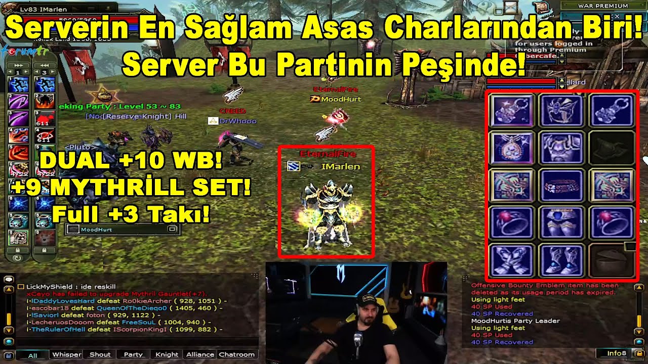 MARLEN - Dual +10 WB'li Elit Asas Char İle Müthiş PK Atıyor! | Knight Online