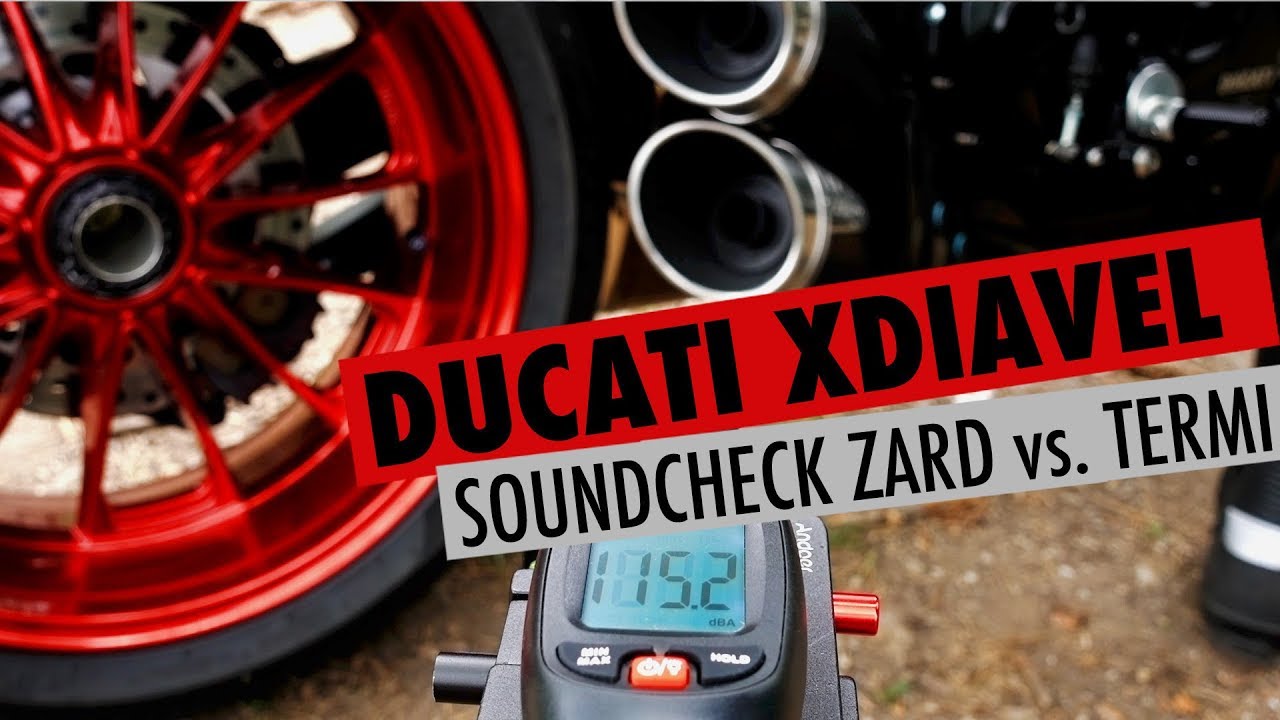 Ducati XDiavel exhaust comparison: Zard vs. Termignoni vs. stock
