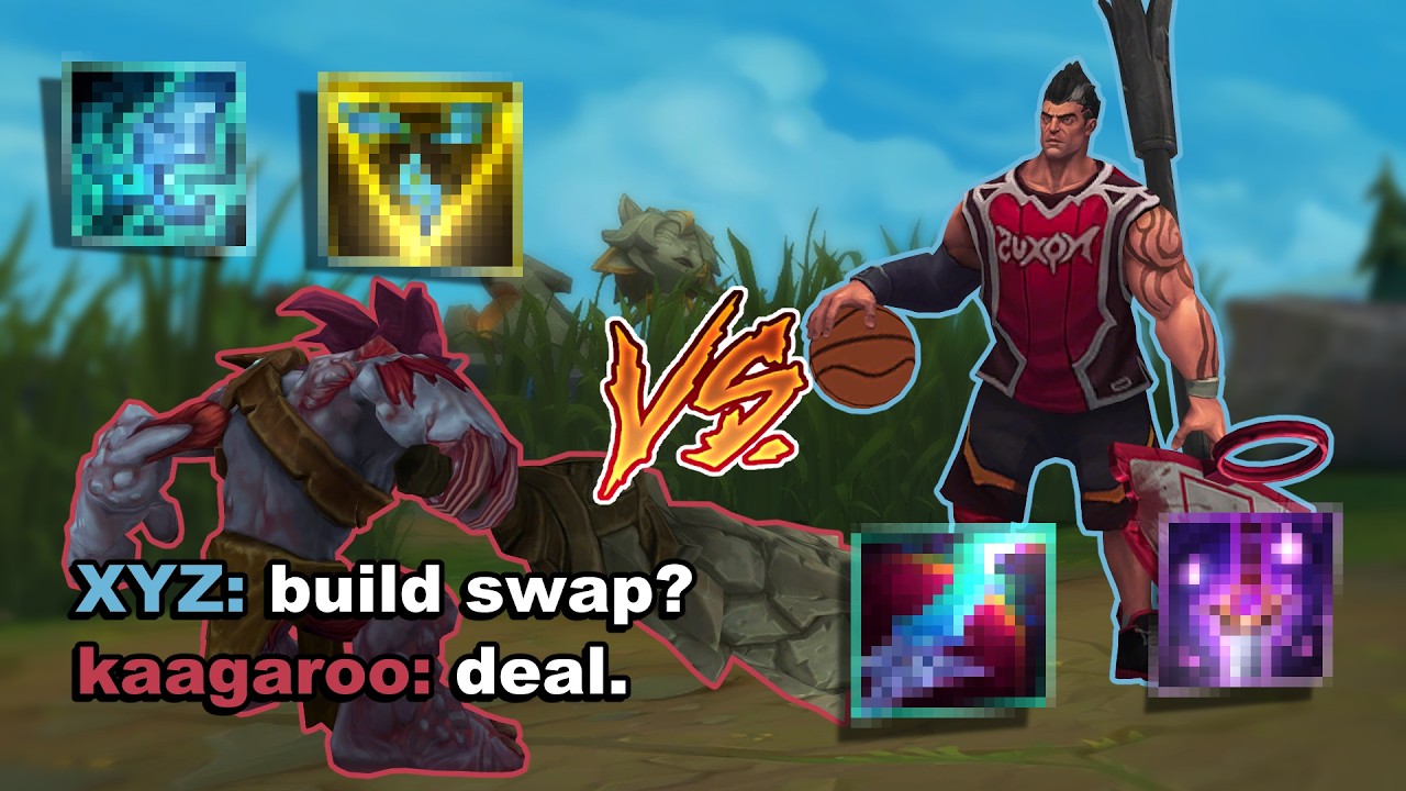 KAAGAROO CHOOSES MY BUILD AND I CHOOSE HIS BUILD??? *CRAZY*