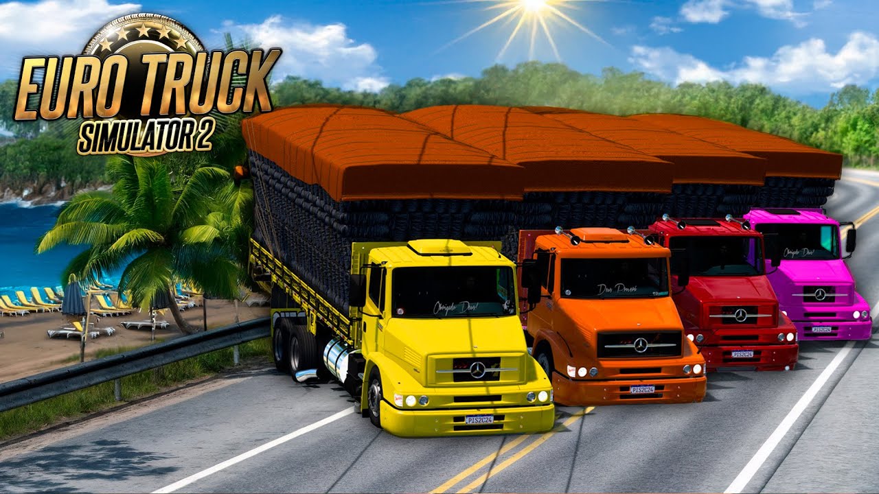 COMBOIO DE CARGA PESADA, CARREGANDO 9 TONELADAS DE CARVÃO  - ETS2