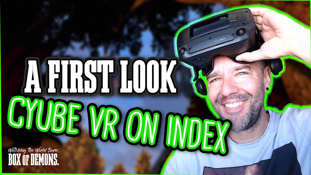 CYUBE VR - FIRST LOOK ON THE INDEX. MINECRAFT ALTERNATIVE IN VR?