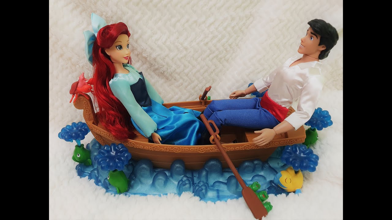 ✨💖Disney Store The Little Mermaid Kiss the Girl Ariel Doll Deluxe Gift Set Could it b myFavourite?✨💖