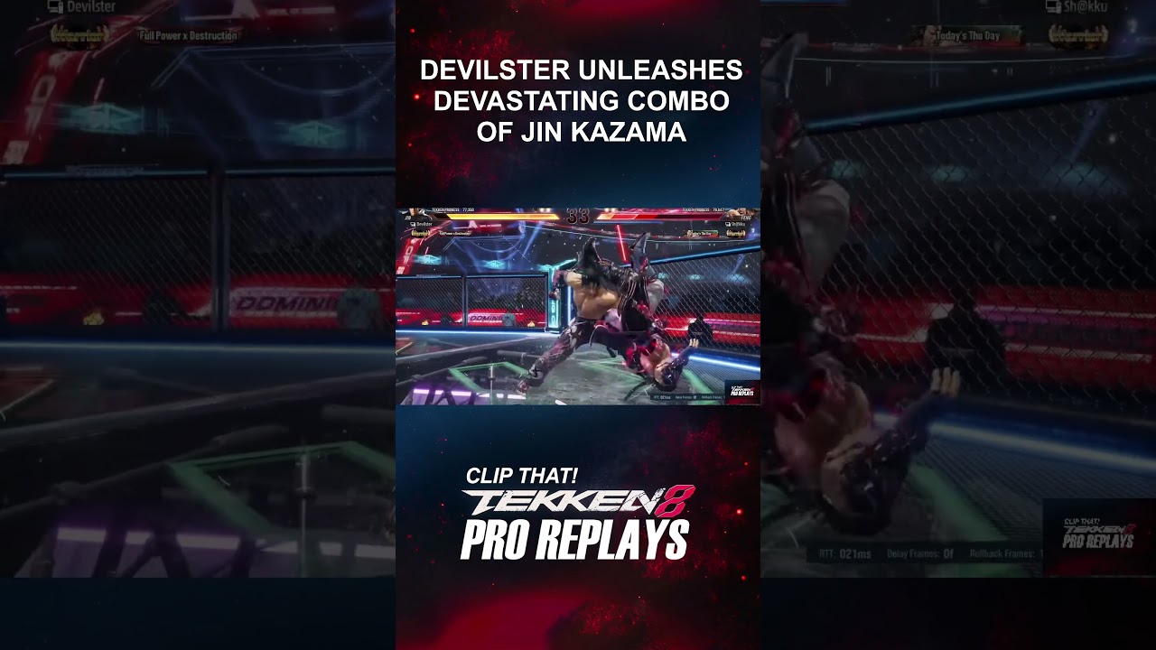 Devilster Unleashes Devastating Combo of Jin Kazama