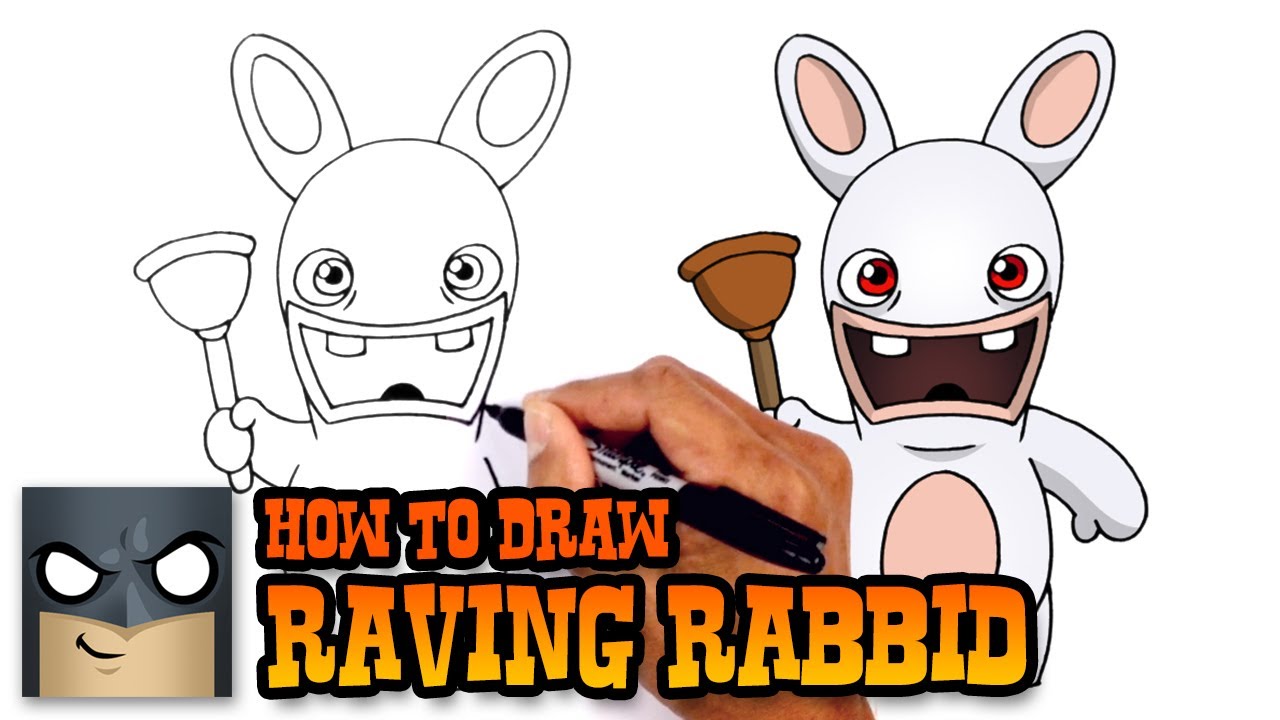 How to Draw Raving Rabbids | Rayman