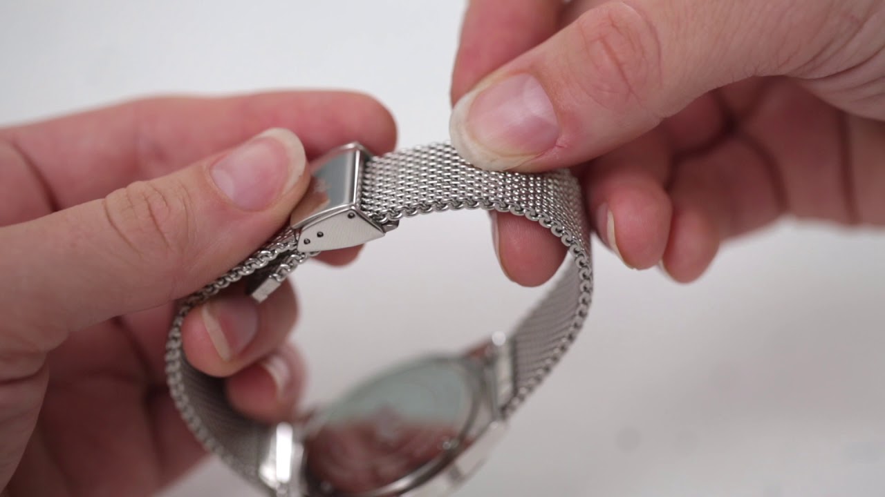 How To Fasten Your Saxon Milanese Clasp