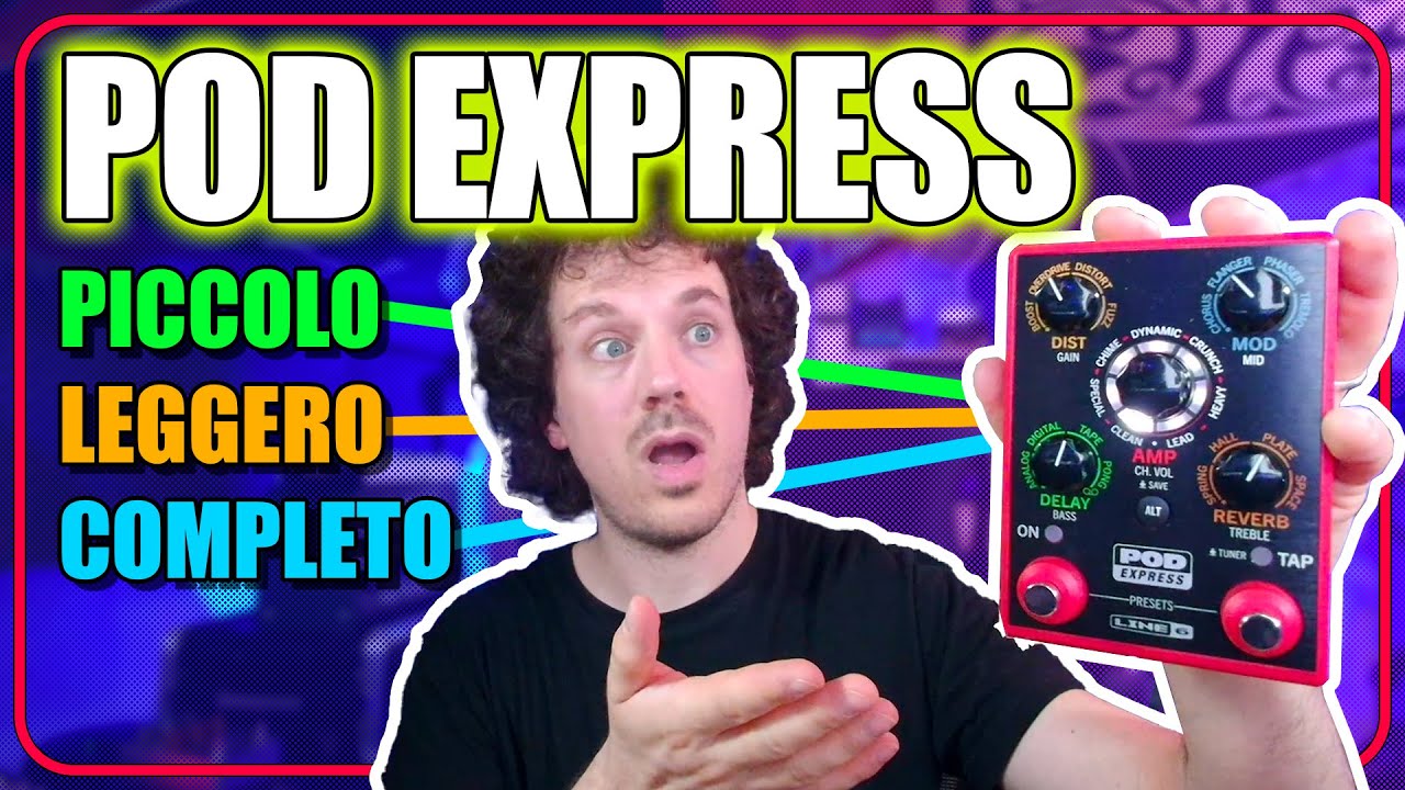 Line 6 POD EXPRESS GUITAR - Recensione e Tutorial | thelivesound.com