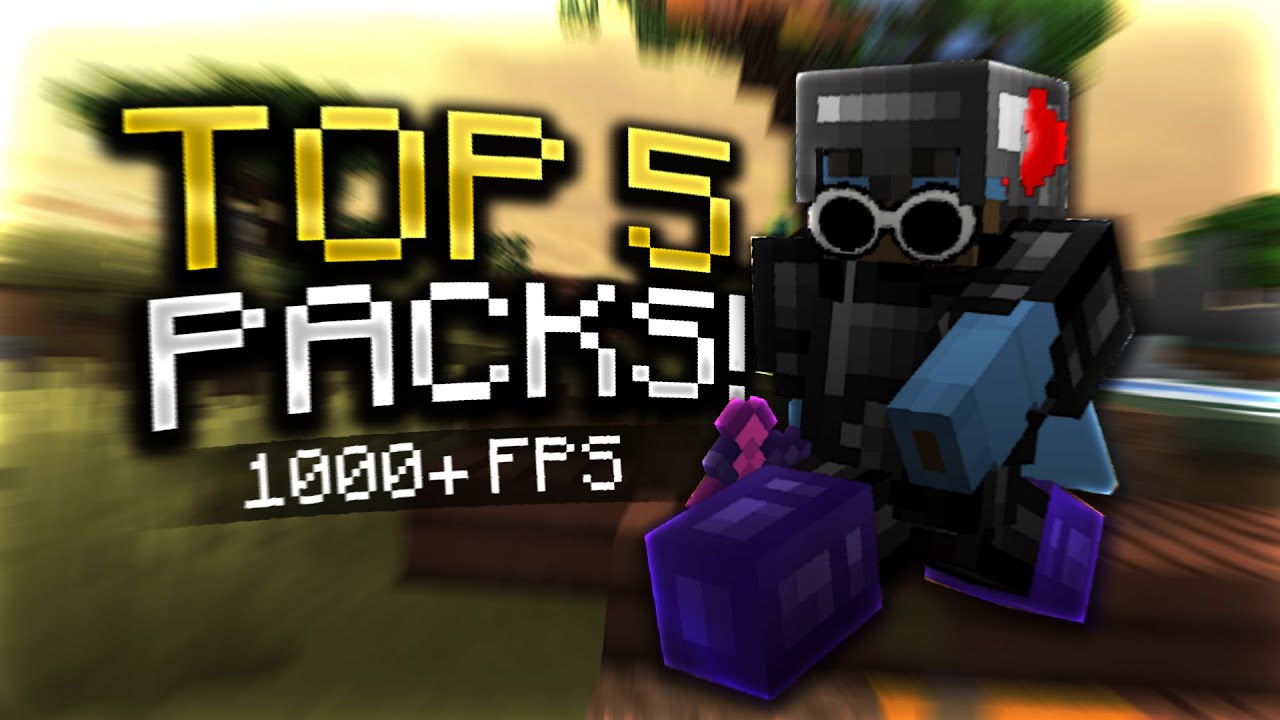 Top 5 FPS BOOST PVP Texture Packs! [Ranked Skywars]