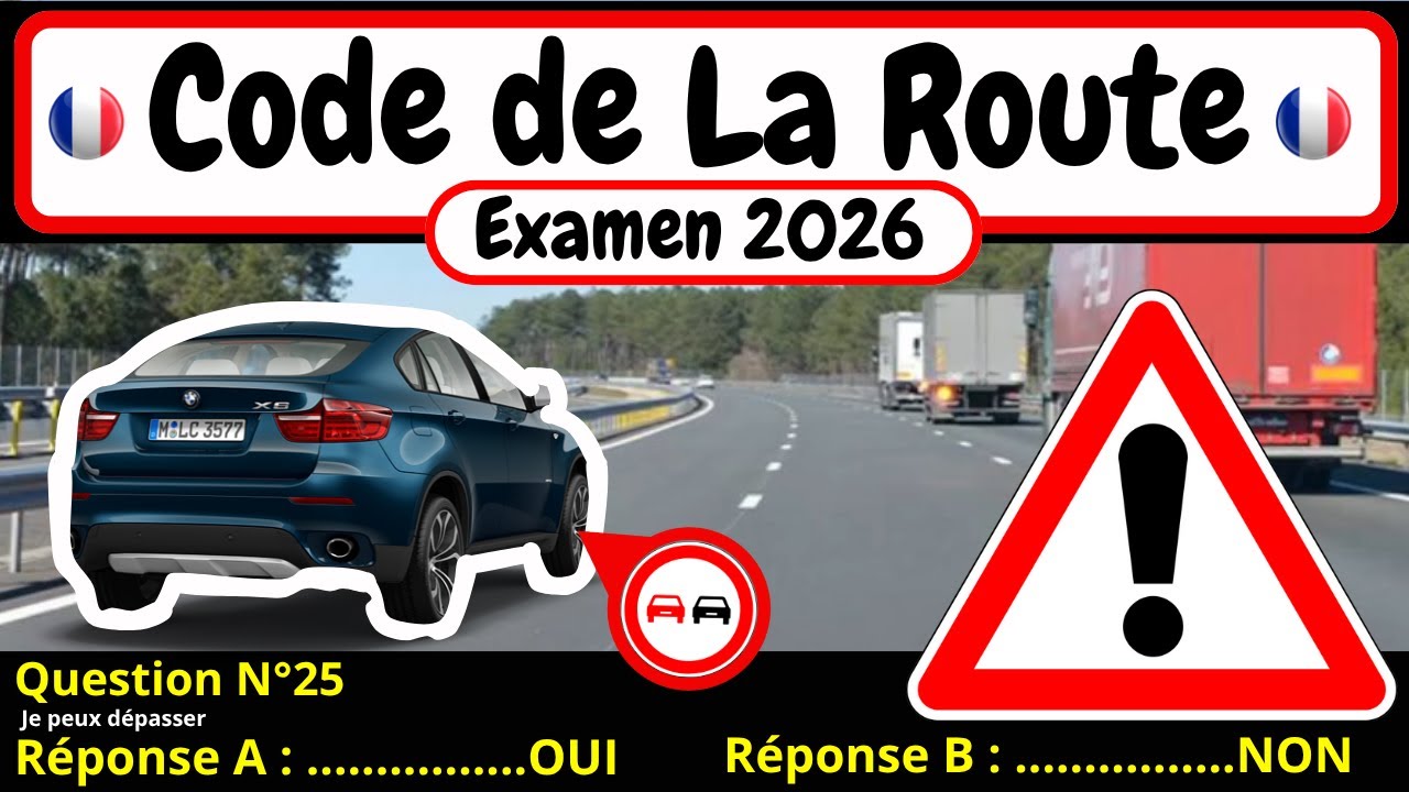✅ TEST GRATUIT DU CODE DE LA ROUTE 2026 🚗 #140