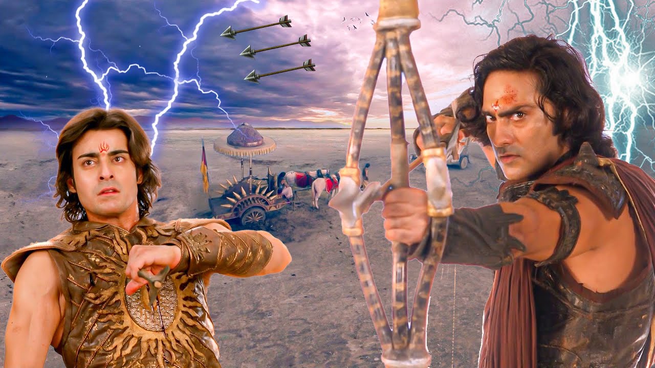 अर्जुन ने किया कर्ण पे प्रहार || Suryaputra Karn || #सूर्यपुत्र कर्ण