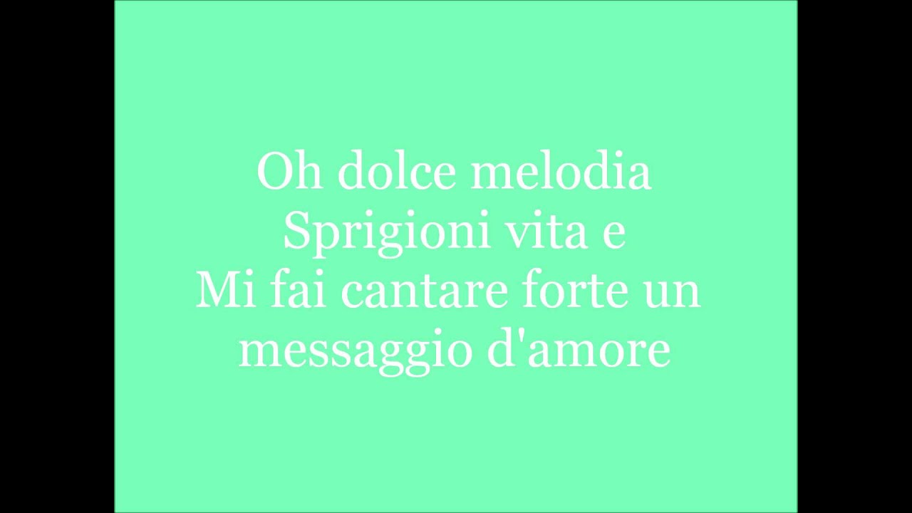 Dolce Melodia (Mermaid Melody) - Lyrics