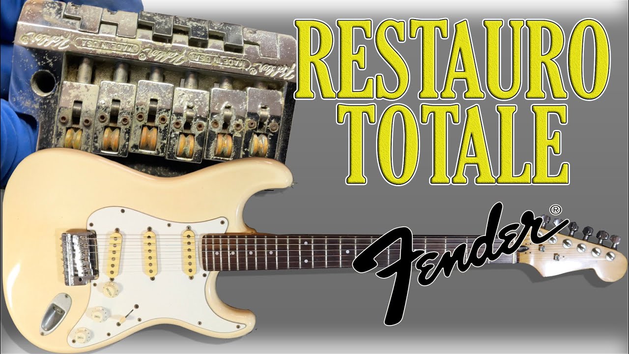 Restauro di una vecchia Fender Stratocaster Giapponese