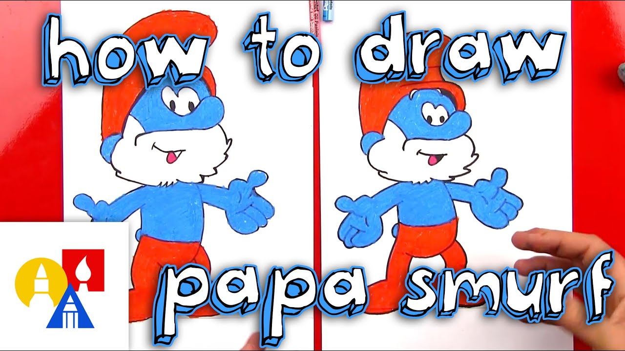 How To Draw Papa Smurf